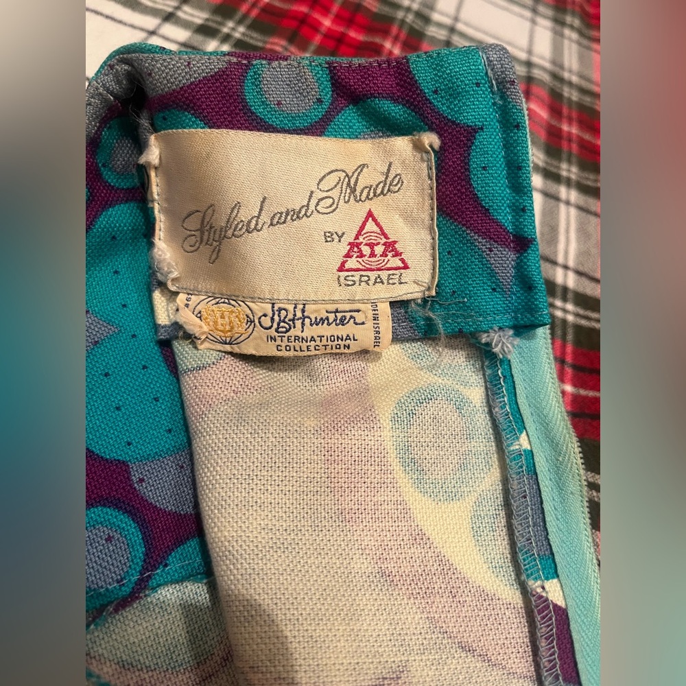 VINTAGE RARE "AIA ISRAEL" late 60s Pucci-esque Pant-set - Picture 3 of 6